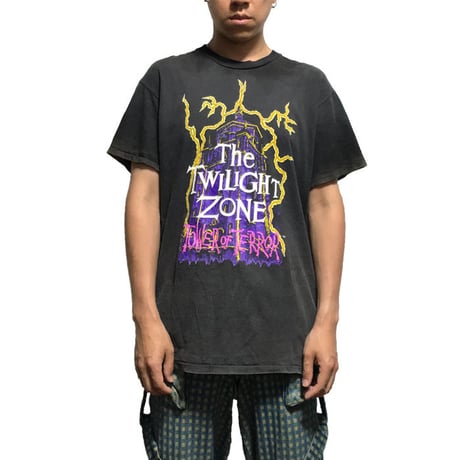 【USED】90'S  DISNEY TOWER OF TERROR T-SHIRT