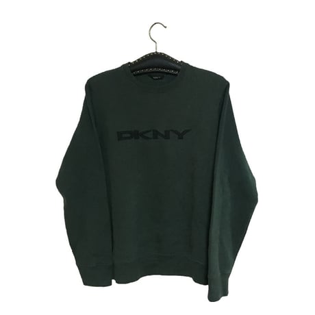 【USED】90'S DKNY LOGO SWEATSHIRT