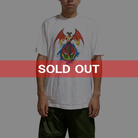 【USED】90'S DEVIL MAN T-SHIRT MADE IN USA