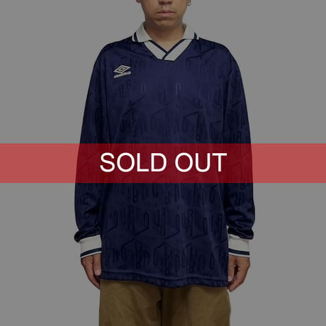 【USED】90's UMBRO L/S SOCCER JERSEY MADE IN ITALY