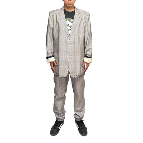 【USED】80's STEPHEN SPROUSE Hand-Drawn Stripe Suit Set