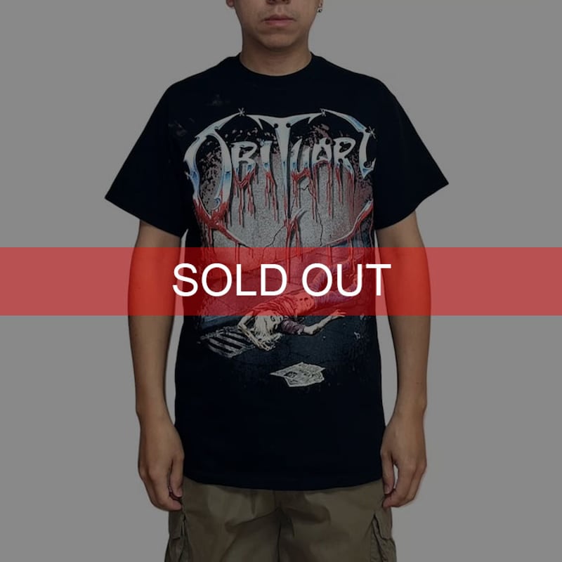 USED】00's OBITUARY SLOWLY WE ROT T-SHIRT | KON