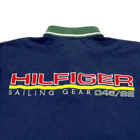 【USED】90'S TOMMY HILFIGER SAILING GEAR POLO SHIRT
