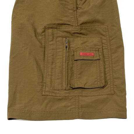 【USED】00'S STUSSY UTILITY POCKET NYLON SHORTS