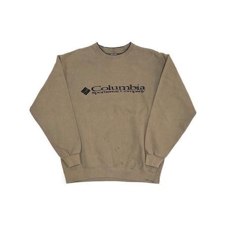 【USED】90'S COLUMBIA EMBROIDERY LOGO SWEATSHIRT