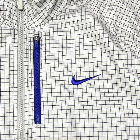 【USED】00'S NIKE LATTICE CHECK SPORTS JACKET