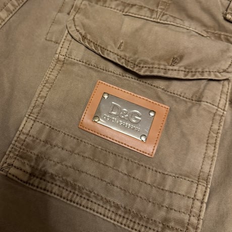 【USED】00's D&G Multi-Pocket Monster Cargo Pants