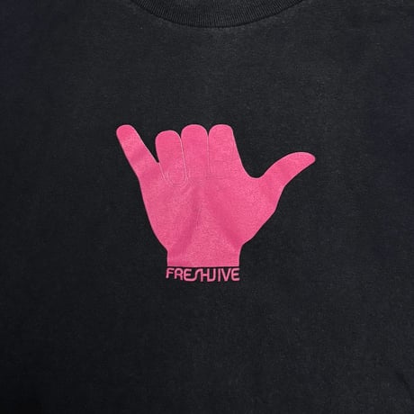 【USED】90's FRESHJIVE “Shaka Hand Sign” Graphic L/S T-shirt