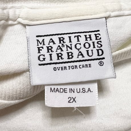 【USED】90's MARITHÉ + FRANÇOIS GIRBAUD OVERSIZE T-SHIRT