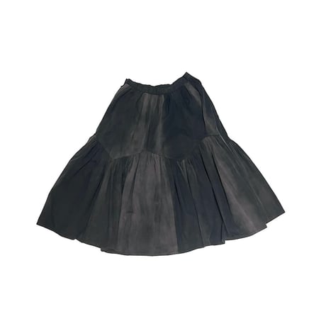 【USED】80s COMME des GARCONS SUN FADE GATHER SKIRT