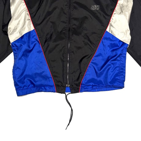 【USED】80's-90's ASICS Racing Color Nylon Technical Sport Jacket