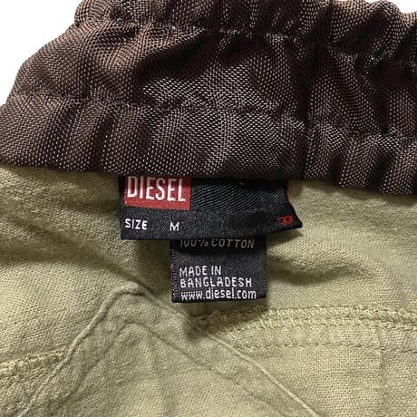 【USED】00'S DIESEL FLARED WORK PANTS