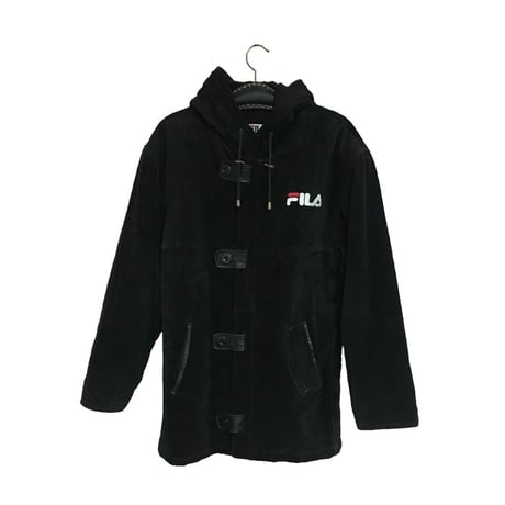 【USED】90'S FILA SUEDE×CORDUROY COAT