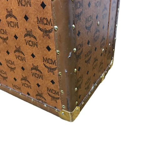 【USED】80'S MCM MONOGRAM TRUNK CASE