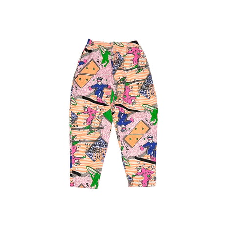 【USED】80's SKI PATTERN EASY PANTS
