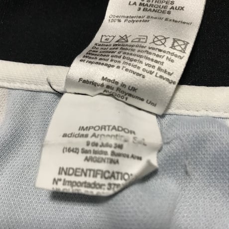 【USED】90'S ADIDAS HOOLIGAN GAME T-SHIRT MADE IN U.K