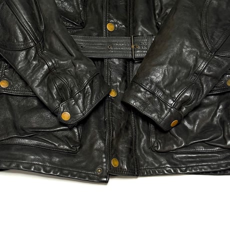 【USED】90's Belstaff PANTHER MOTORCYCLE LEATHER JACKET