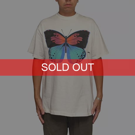 【USED】90's SAN DIEGO WILD ANIMAL PARK Butterfly Graphic T-Shirt