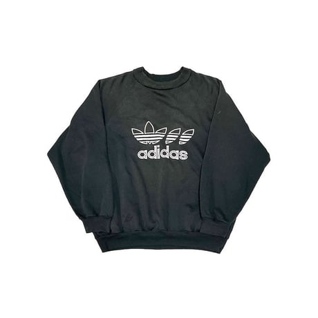 【USED】80'S ADIDAS CELL DIVISION TREFOIL SWEATSHIRT