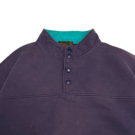【USED】90's Eddie Bauer Mock Neck Sweat Pullover