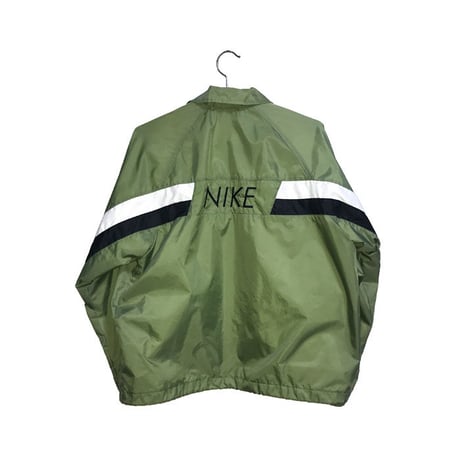 【USED】90'S NIKE NYLON JACKET MATCHA