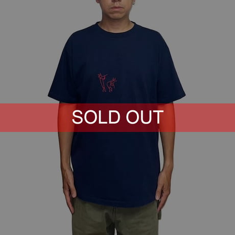 【USED】90's KOKOPELI EMBROIDERED T-SHIRT