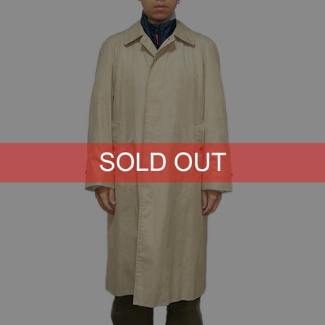 【USED】80'S BURBERRYS BALMACAAN COAT MADE IN ENGLAND