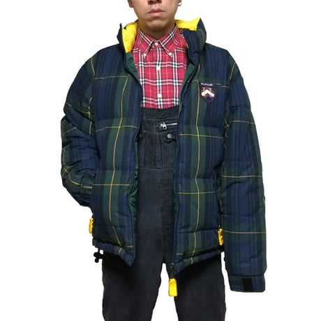【USED】90'S TOMMY HILFIGER REVERSIBLE DOWN JACKET