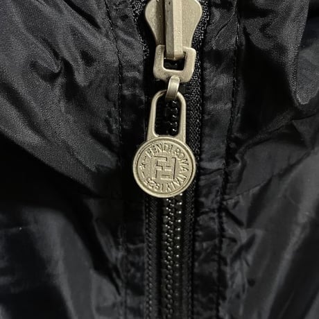 【USED】90'S FENDI JEANS HOODED ZIP JACKET