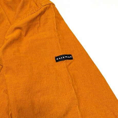 【USED】00's AIRWALK LATTICE CORDUROY ZIP JACKET ORANGE