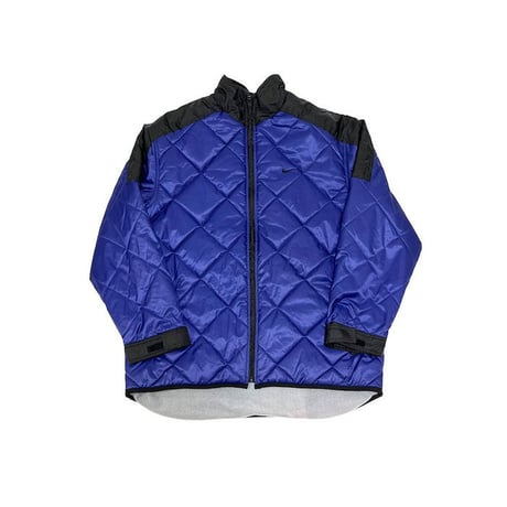 【USED】00'S NIKE QUILTING JACKET METALLIC BLUE