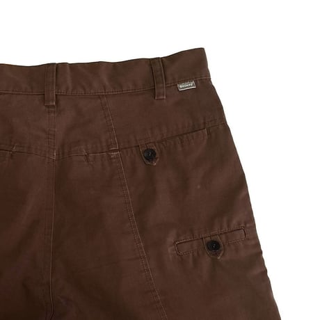 【USED】90's-00's STUSSY Utility Work Shorts Brown
