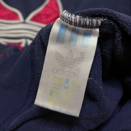 【USED】80'S adidas OLD SCHOOL TREFOIL EMBROIDERED SWEATSHIRT