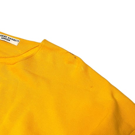 【USED】2010's KATHARINE HAMNET LONDON  OVERSIZED SWEATSHIRT