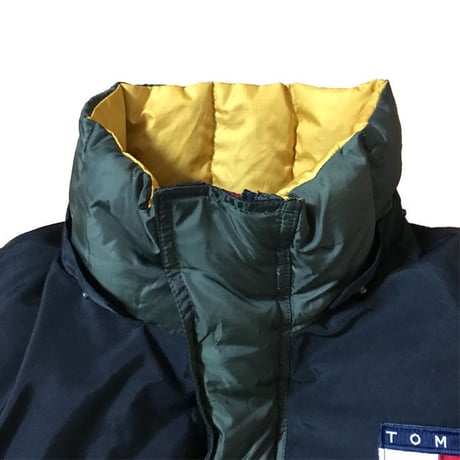 【USED】90'S TOMMY HILFIGER OVERSIZED DOWN JACKET