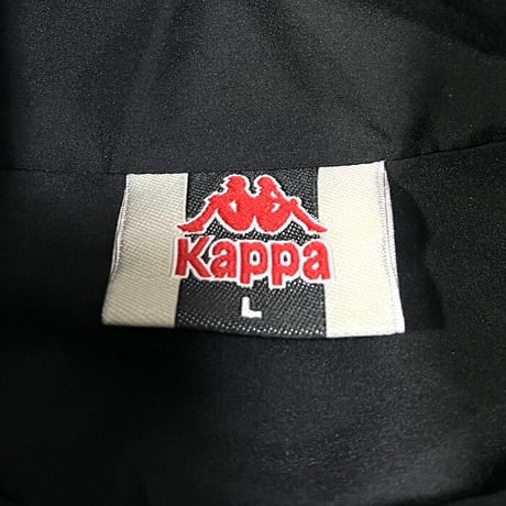 【USED】90'S KAPPA POLY TRACK JACKET BLACK