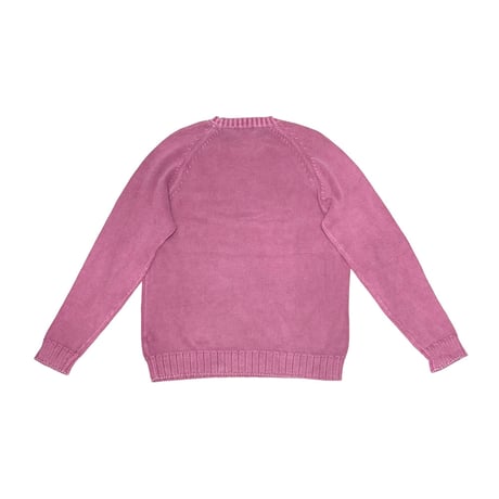 【USED】00's BLUE HARBOUR MARKS & SPENCER COTTON POLY KNIT SWEATER