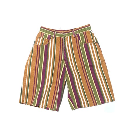 【USED】90'S AIR WALK MULTI STRIPE SHORTS