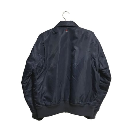 【USED】00'S NAUTICA FLIGHT JACKET NAVY