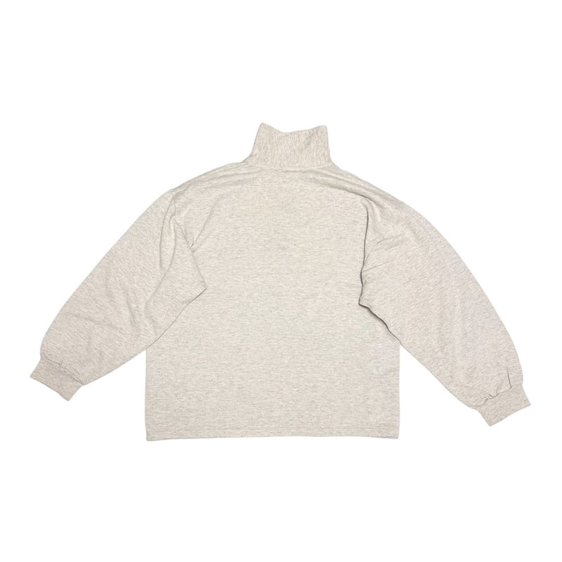 USED】90's ASICS Half-Zip High Neck Sweatshirt