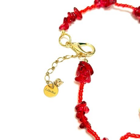 【LIBeRté】Ribbon bees necklace