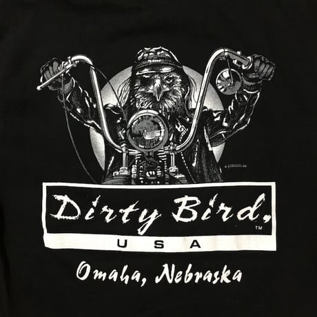 【USED】90'S HARLEY WOLF T-SHIRT