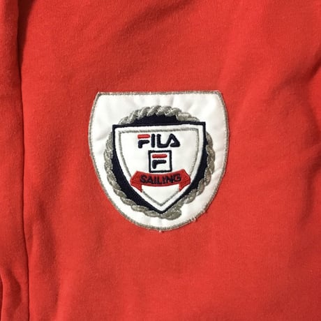 【USED】90'S FILA PULLOVER HOODIE MADE IN ITALY