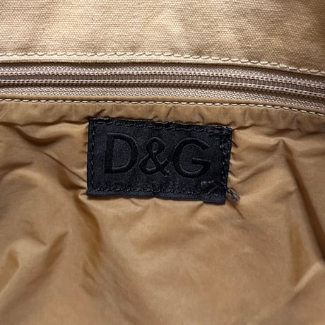 【USED】00's D&G Dolce & Gabbana Military Medic Messenger Bag ITTIERRE Made