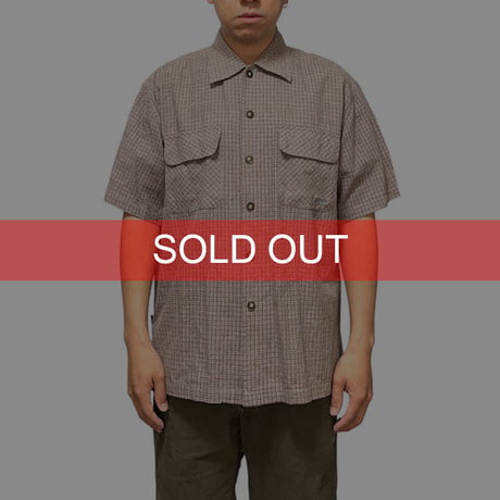 【USED】00'S PIKO S/S CHECK SHIRT