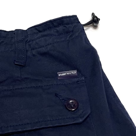 【USED】90's-00's STUSSY 5-POCKET SHORTS NAVY