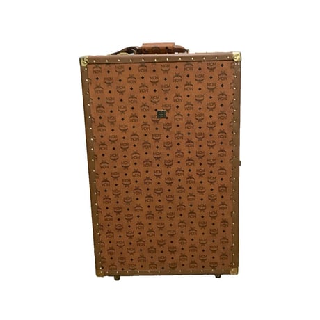 【USED】80'S MCM MONOGRAM TRUNK CASE