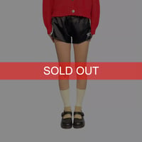 【USED】80's adidas RUNNING SHORTS BLACK MADE IN WEST GERMANY