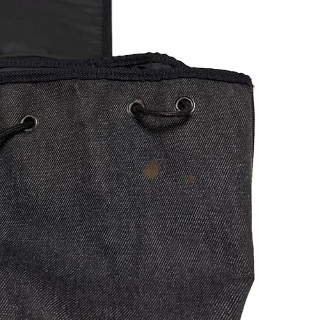 【USED】90's-00's Polo Jeans Co. Ralph Lauren Black Denim Drawstring Backpack
