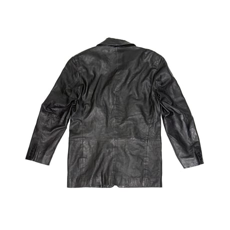 【USED】00's GIPSY BY MAURITIUS LEATHER TAILORED JACKET
